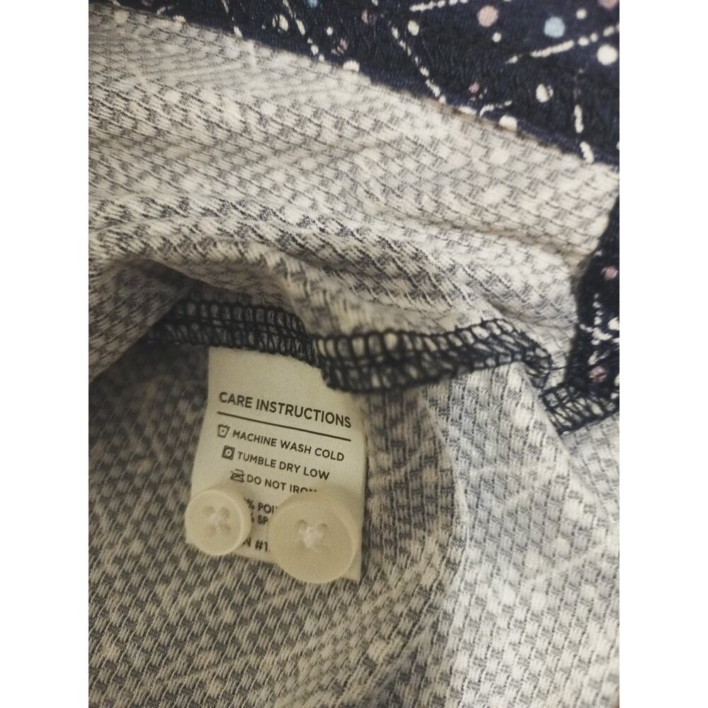 NWT Mizzen Main Halyard Polo Shirt Mens Large Navy Indigo Confetti Stretch Trim - Picture 8 of 9